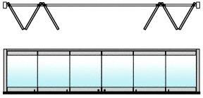 CRL Satin Anodized 120" Length Bottom Guide Channel for OT Series Top Hung Sliders and Bi-Fold Doors