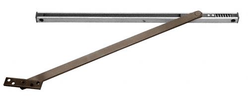 CRL Dark Bronze Rixson 10 Series Multi-Function Overhead Stop and Holder - 30-1/16" to 38"