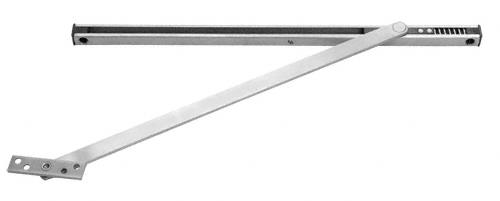 CRL Satin Stainless Rixson 10 Series Multi-Function Overhead Stop and Holder - 30-1/16" to 38"