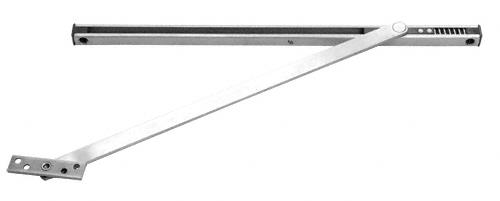 CRL Painted Aluminum Rixson 10 Series Multi-Function Overhead Stop and Holder - 42-1/16" to 48"