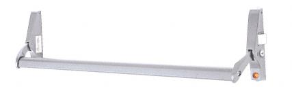 CRL Satin Aluminum 48" Jackson 10 Series Right Hand Reverse Bevel Crossbar Rim Panic Exit Device