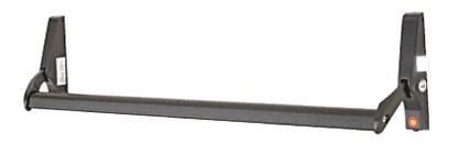 CRL Dark Bronze 48" Jackson 10 Series Right Hand Reverse Bevel Crossbar Rim Panic Exit Device