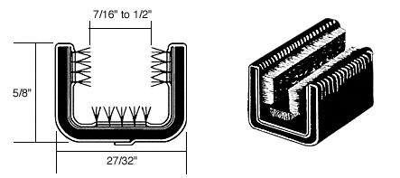 CRL Channel for 1950-1963 Chevy and GMC Trucks with Framed Glass - 60 in long