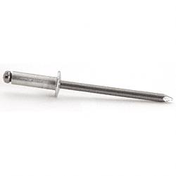 CRL .1562" Diameter, .251 to .375 Grip Range Aluminum Mandrel and Rivet in Packs of 50