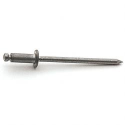 CRL .1250" Diameter, .126 to .187 Grip Range Aluminum Mandrel and Rivet in Packs of 100