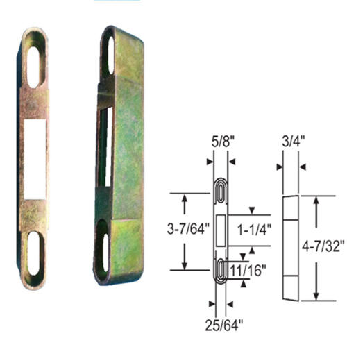 STB Sliding Glass Patio Door Keeper, 4-7/32" Height x 5/8" Width