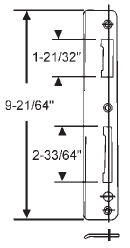 STB Strike for Swing Door Handle Set Assembly