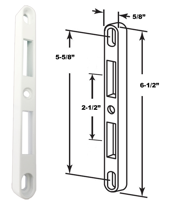 Patio Door Keeper for 2-Point Mortise Lock