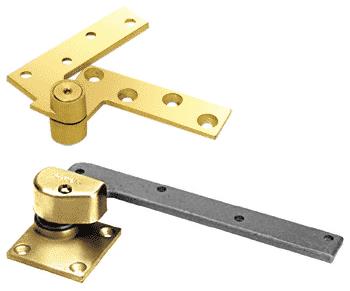 CRL Polished Brass Right Hand Rixson&#174; 3/4" Offset Pivot Set