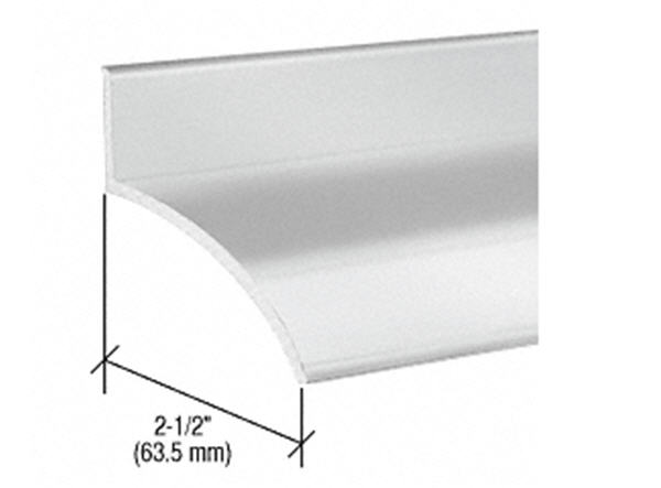 CRL 72" Aluminum Extruded Rain Drip - 2-1/2" x 5/8"