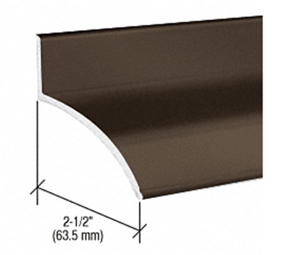 CRL 36" Dark Bronze Extruded Rain Drip - 2-1/2"