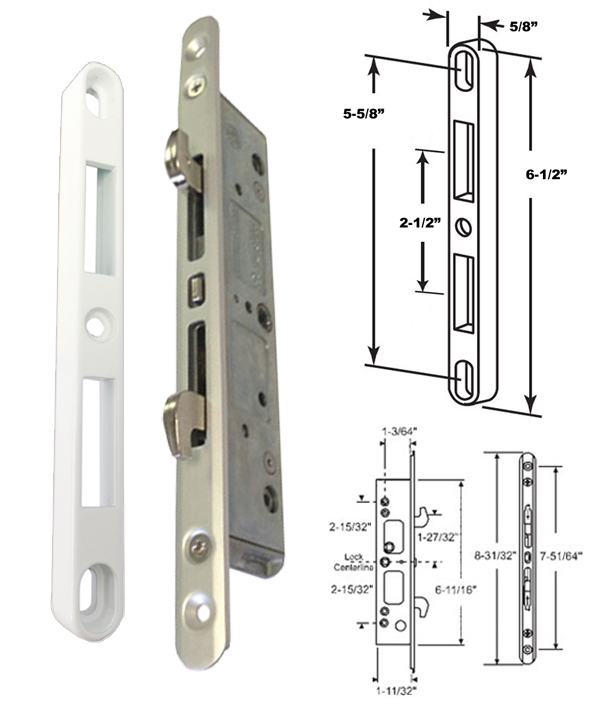 2-Point Mortise Lock and Keeper Kit