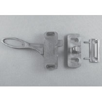 STB RV Philips Storm Door Lever Latch, Black, Left Hand