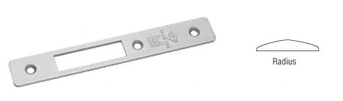 CRL Aluminum Radius Faceplate for MS1853H Series Hook Throw Deadlocks