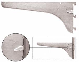 CRL Anochrome KV Adjustable 10" Heavy-Duty Steel Shelf Bracket