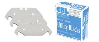 CRL Heavy Duty Hook End Knife Blades Dispenser of 100