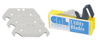 CRL Heavy Duty Hook End Knife Blades Pack of 10