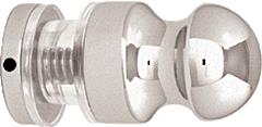 CRL Brushed Nickel Mini Bulb Style Single-Sided Door Knob