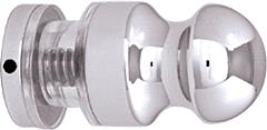 CRL Polished Chrome Mini Bulb Style Single-Sided Door Knob
