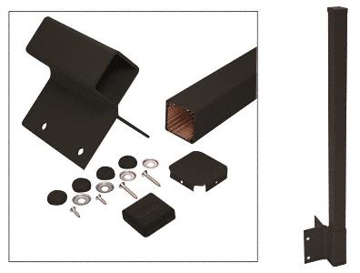 CRL 36" Matte Bronze 100 Series 90 Degree Fascia Mount Post Kit