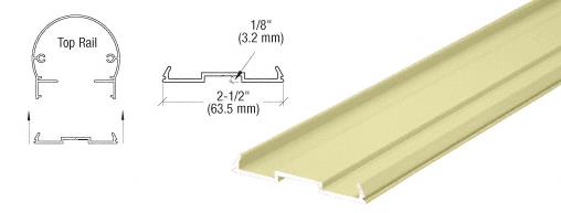 CRL Chromate (Unfinished) 20'1" Top Rail Infill for Pickets