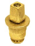 CRL Adjustable Free Swinging Floor Pivot with Tapered Square Spindle