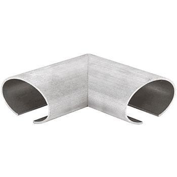 CRL 90 Degree Corner Horizontal Internal Splice for 4" Oval Cap Rail