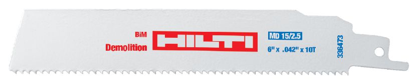 Hilti W-CSR RMB Precision Cutting Reciprocating Blade for Metals - 6" Long - 205997 - Pack of 5 | Replaced by 2099399