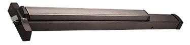 CRL Jackson 2095 Push Pad Series Dark Bronze Left Hand Reverse Rim Panic Exit Device - 36"