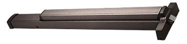 CRL Jackson 2095 Push Pad Series Dark Bronze Right Hand Reverse Rim Panic Exit Device - 36"