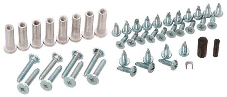CRL Roton 053 and 211 Satin Anodized Replacement Screw Pack