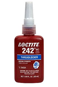 Loctite 1.69 Fluid Ounce Bottle 242 Threadlocker