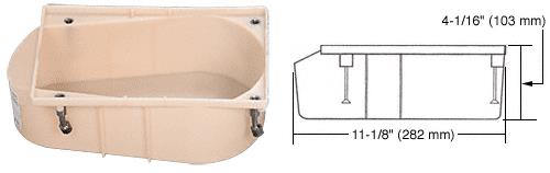 CRL Rixson Model 27 and 28 Series Floor Closer Cement Case
