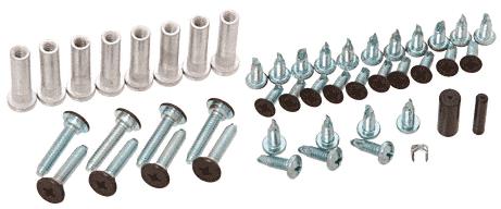 CRL Roton 053 and 211 Dark Bronze Anodized Replacement Screw Pack