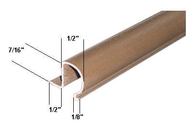 CRL Brown Plastic Conversion Bead - 12 ft long