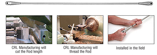 CRL Custom Length 28mm Diameter Tension Rod