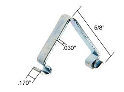 CRL Insert Corner Spring 5/8" Height - .170" Width - .03" Thick - 100 Pack