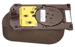 CRL Rixson Model 28 Center-Hung 105 Degree Selective Hold-Open Floor Mounted Closer Body Only - Right Hand