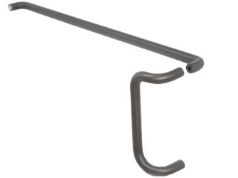 CRL Dark Bronze Finish Push and Offset Pull Set for 36" Door