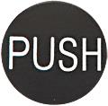 2" Round Oil Rubbed Bronze Push Indicator