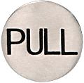 2" Round Brushed Stainless Pull Indicator