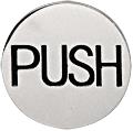 2" Round Polished Stainless Push Indicator