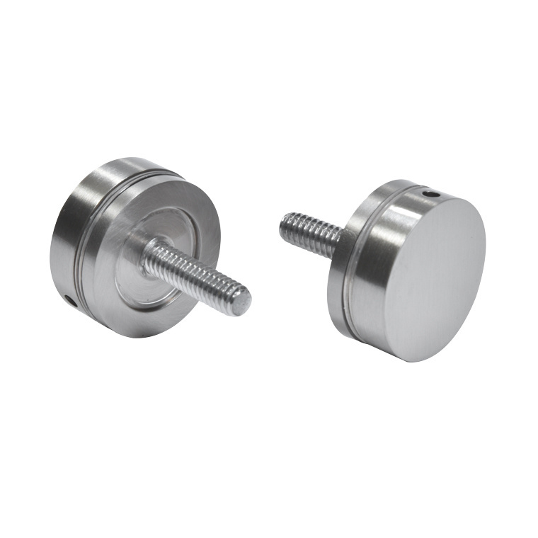 CRL Brushed Nickel Replacement Washer/Stud Kits for Single-Sided Solid Pull Handles - Set