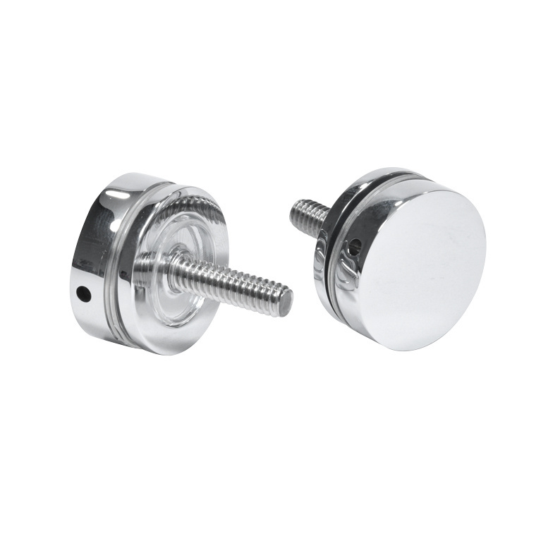 CRL Polished Chrome Replacement Washer/Stud Kits for Single-Sided Solid Pull Handles - Set