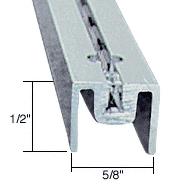 CRL 72" Satin Anodized Aluminum Wall Standard