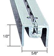 CRL 36" Bright Anodized Aluminum Wall Standards