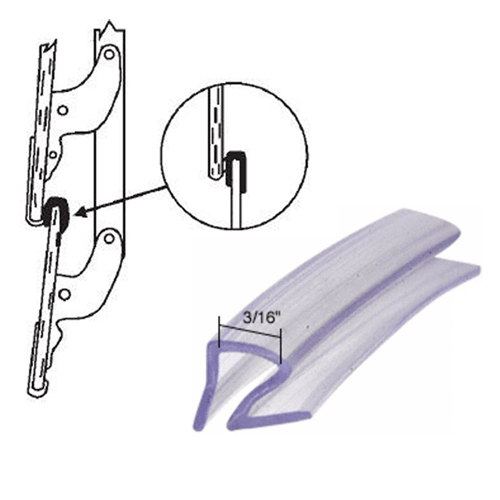 STB Jalousie and Louver Window Seal, Clear, 15 ft.