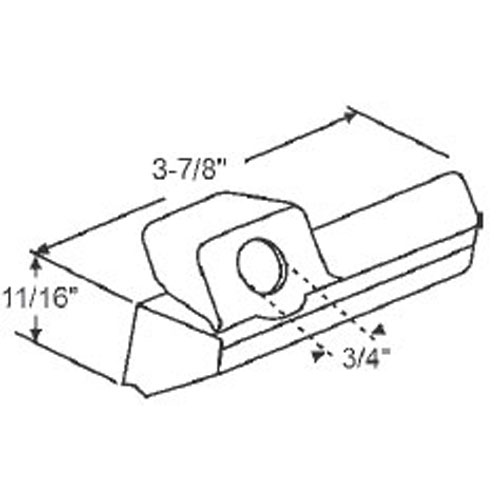 STB Window Operator Cover, Left Hand, Square Style, Champagne