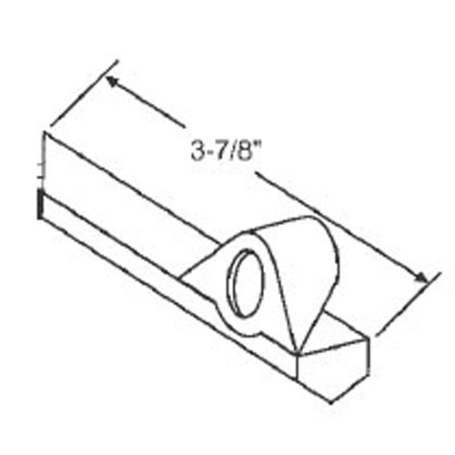 STB Window Operator Cover, Right Hand, Round Style, Champagne