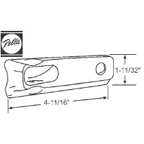 STB Integrated Folding Handle Operator Cover, Right Hand, Champagne
